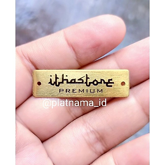 Label plat / label plat custom / label hijab / label celana / label baju