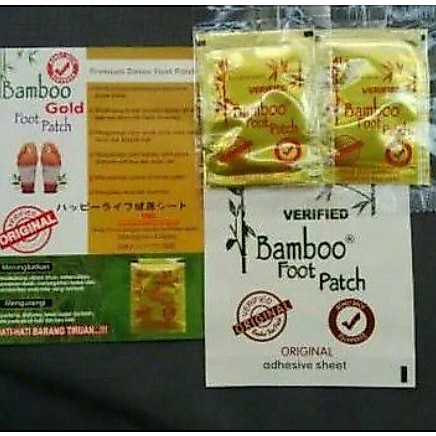Koyo Kaki Bamboo Gold Foot Patch Original