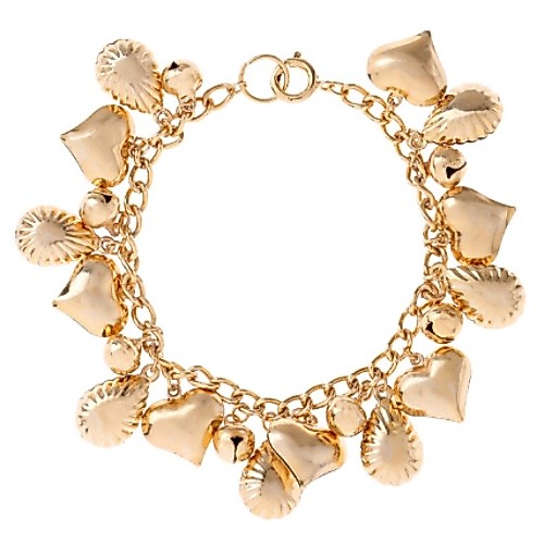 1901 Jewelry Gelang Love 747 Lapis Emas - Aksesoris Fashion Wanita
