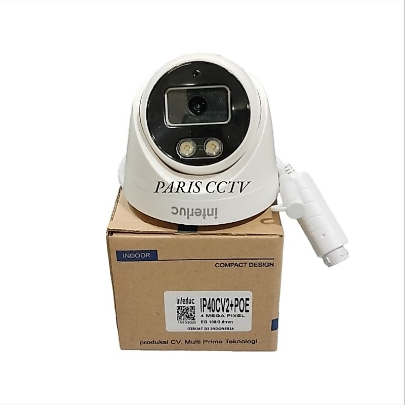 IP Camera CCTV Indoor EDGE Asli 4MP Onvif + POE Setera Hik