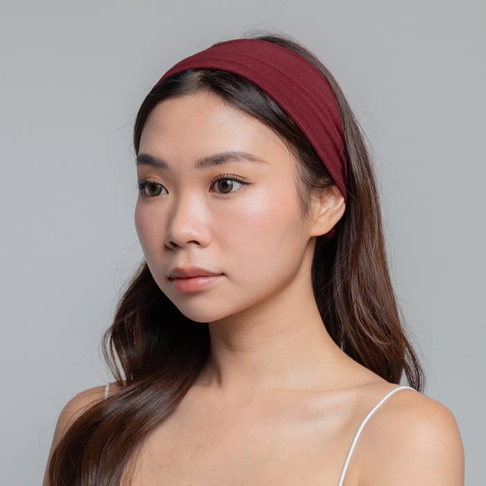 Evertops — Headband Bando Jersey - MAROON