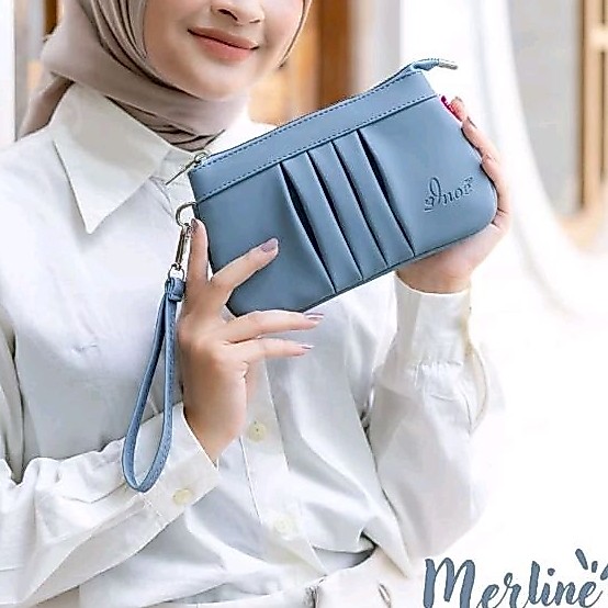 GRATIS HADIAH  POUCH MERLINE INOE / MERLINE POUCH INOE / POUCH WANITA ANTI AIR / POUCH KEKINIAN / DO