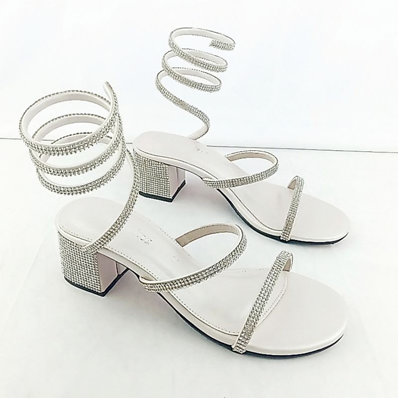 Javeline JENNIE  Block Heels  Lilit 4cm // Heels Kerja // Tapak tahu 4cm // Heels pesta // Heels wis