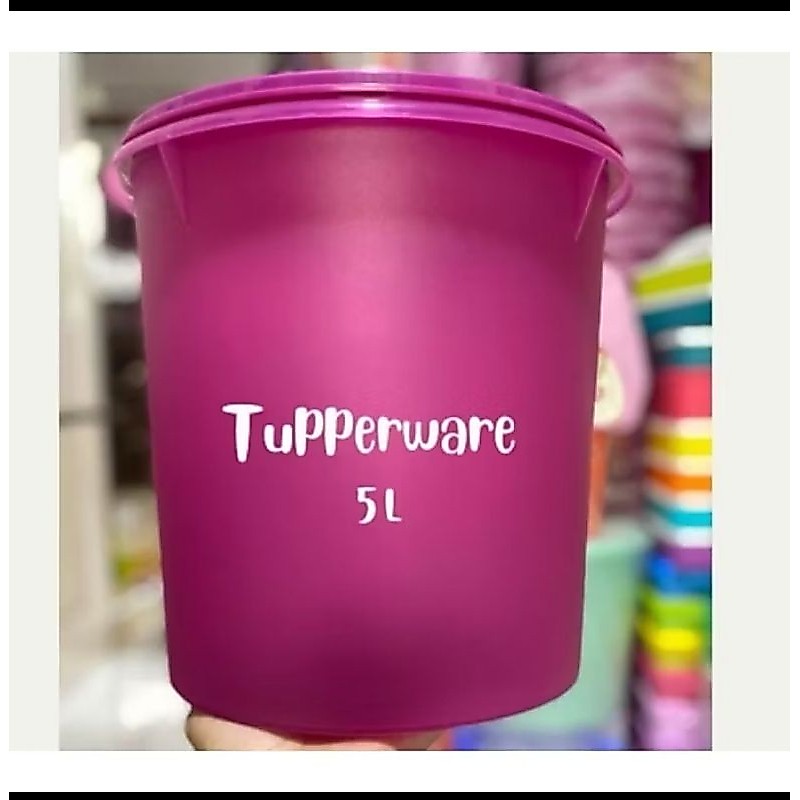 Crispy canister 5 L tupperware rhubarb / toples tupperware 5 L