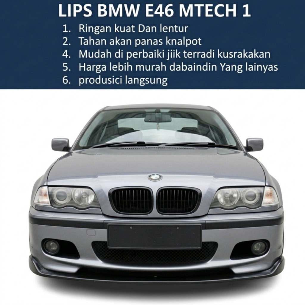 PROMO front lips bmw e46 mtech bodykit bmw e46