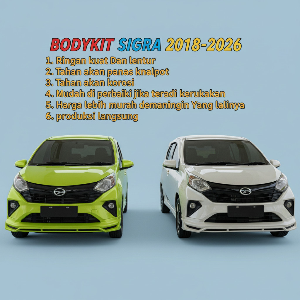 DISKON bodykit Sigra facelift custom 2019/2025