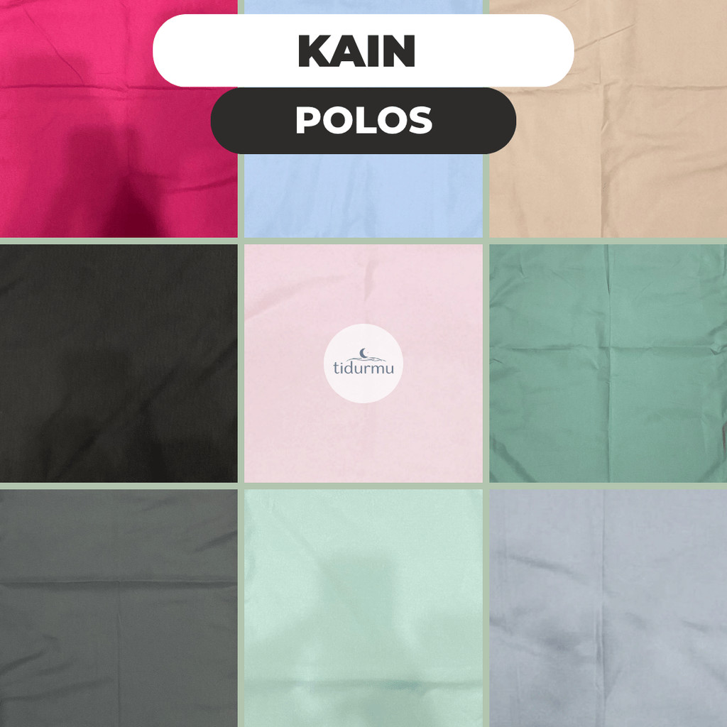 Kain Polos Meteran Bahan Disperse - Kain Meteran Polos Eceran Bahan Disperse Polymicro