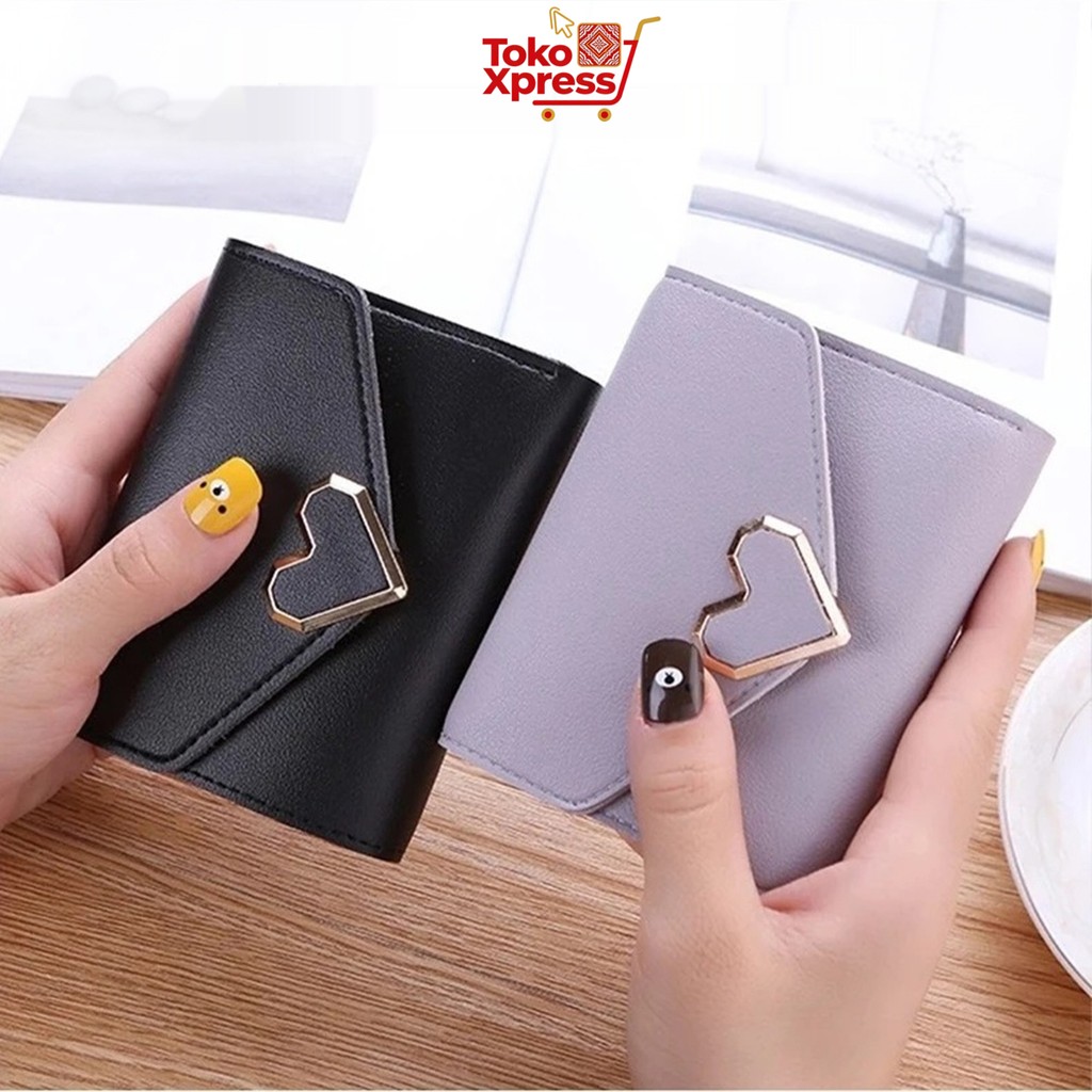 Toko Xpress Dompet Lipat Mini Wanita Cantik Ekonomis Ringan Harian Ke Kantor Jalan Jalan Belanja Pra