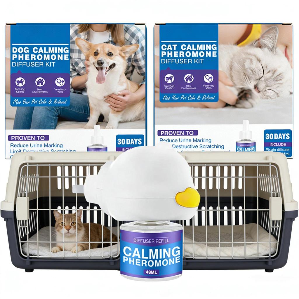 Pet comfort Cats and Dogs Soothing Fluid Pheromones Diffuser Anti-stress Sedative Solution To Reduce