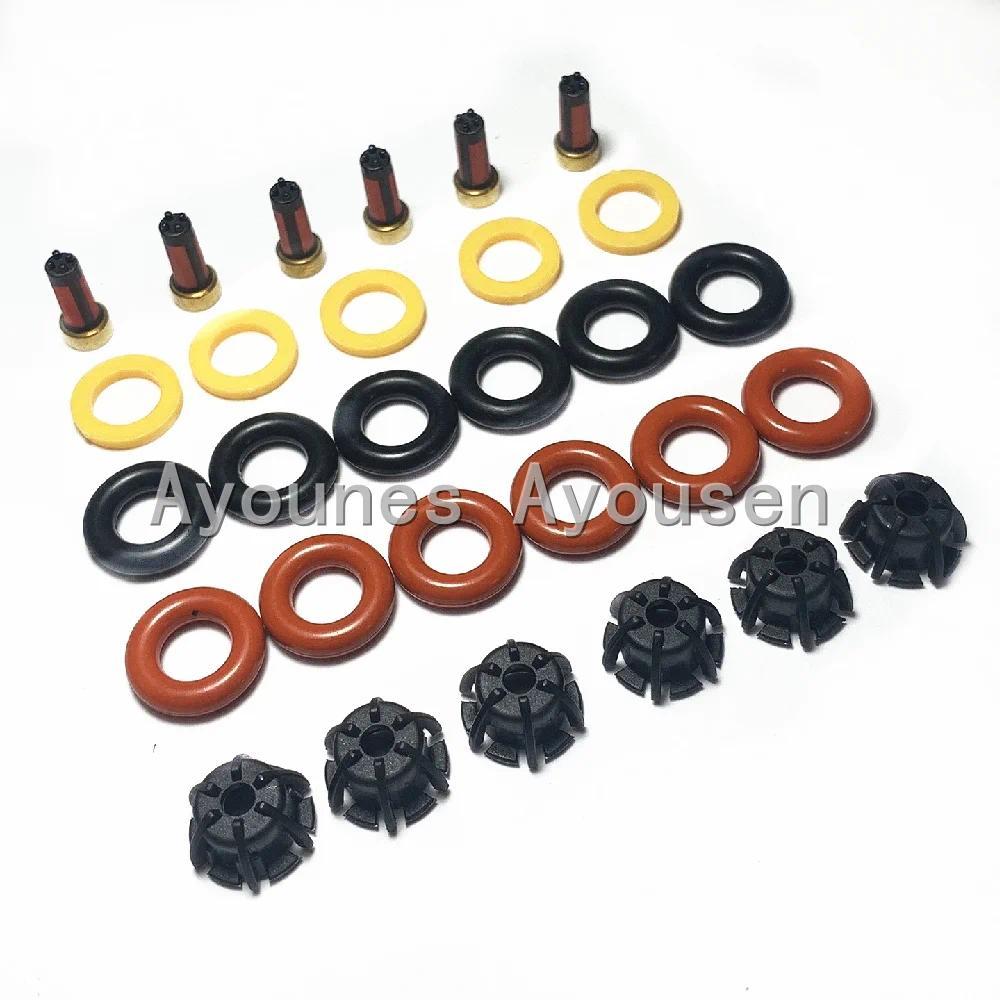 6sets Fuel Injector Repair Kit 0280150440 13641703819 For BMW E60 E39 520i 523i 525i 528i E36 328i  