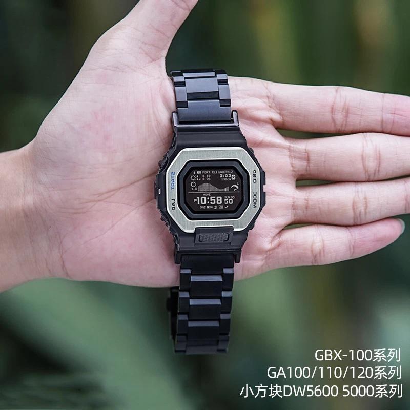 Gelang Jam Tangan Retrofit Stainless Steel Solid 16mm Untuk Seri Casio GBX100 GA100 GA110 DW5600 DW5