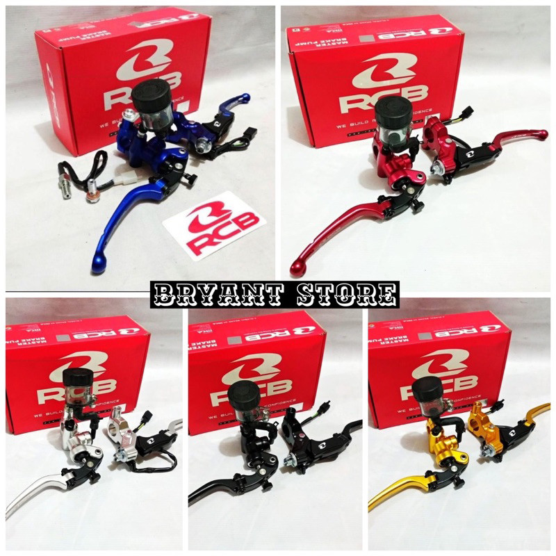 RCB MASTER REM S1 SET KANAN KIRI ORIGINAL S1 MASTERREM DAN HANDLE KOPLING REM BEAT VARIO SCOOPY GENI