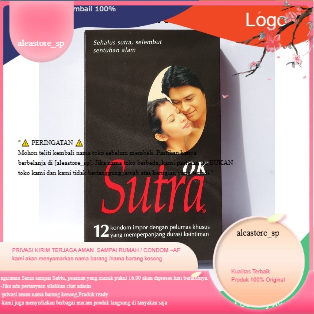Nikmati diskon spesial~Ap Kondom Sutra Hitam 24'S Dikemas Rahasia~Ap
