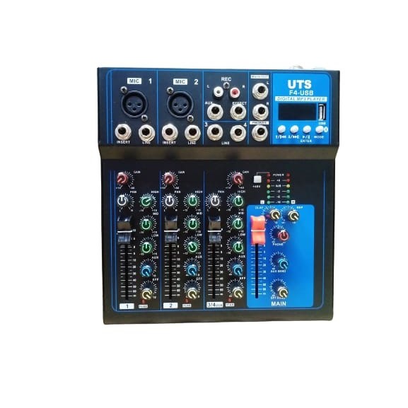 MIXER 4 CHANNEL UTS F4-USB PROFESSIONAL MIXER