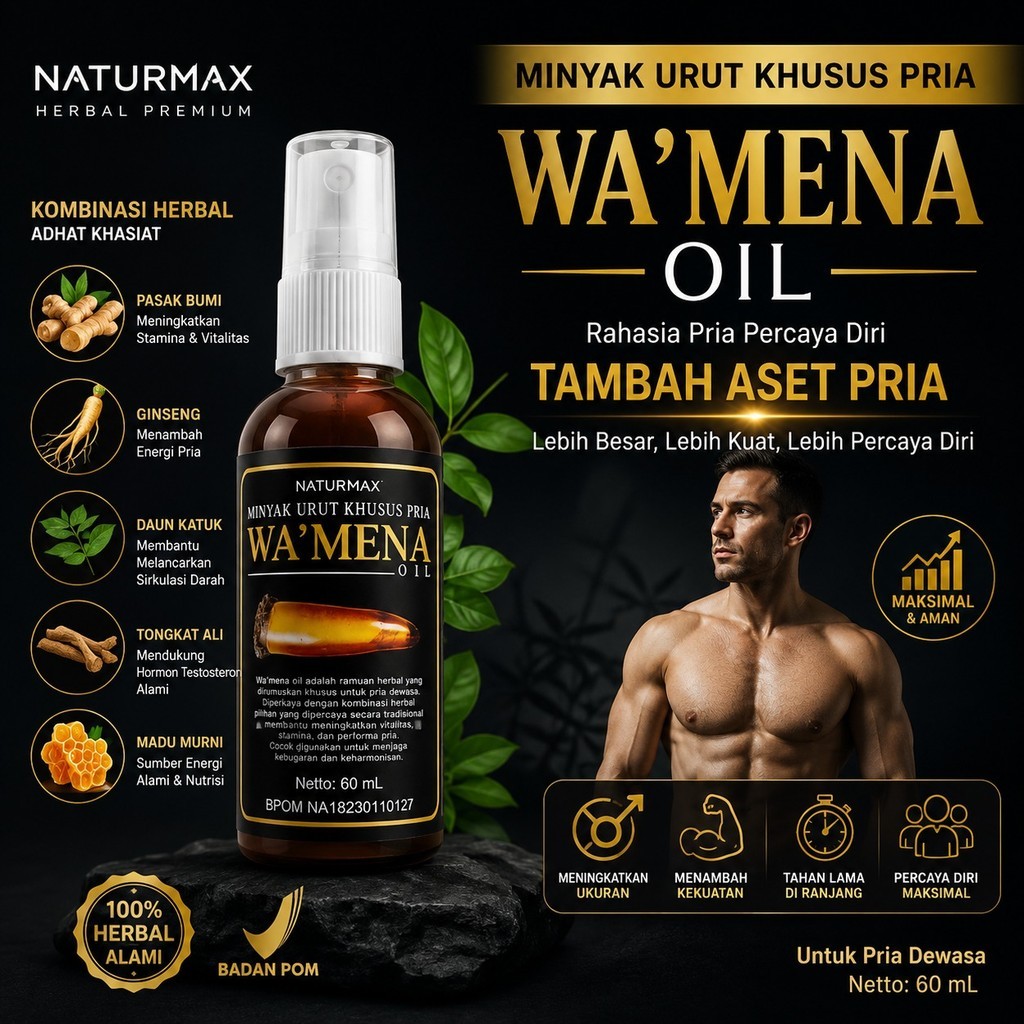 APOTIK 69 - Minyak urut WAMENA daun 3jari asli Papua pembesar permanen pria kuat dan tahan lama miny