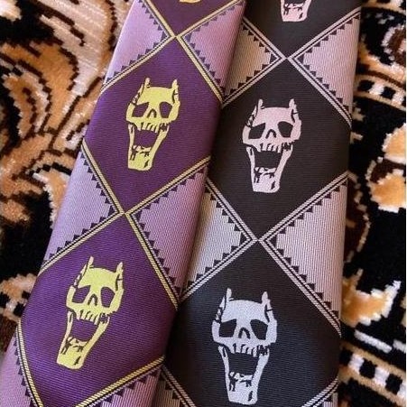 INSTAN YOSHIKAGE KIRA TIE | DASI JOJO BIZARE ADVENTURE | DASI YOSHIKAGE KIRA LARIS