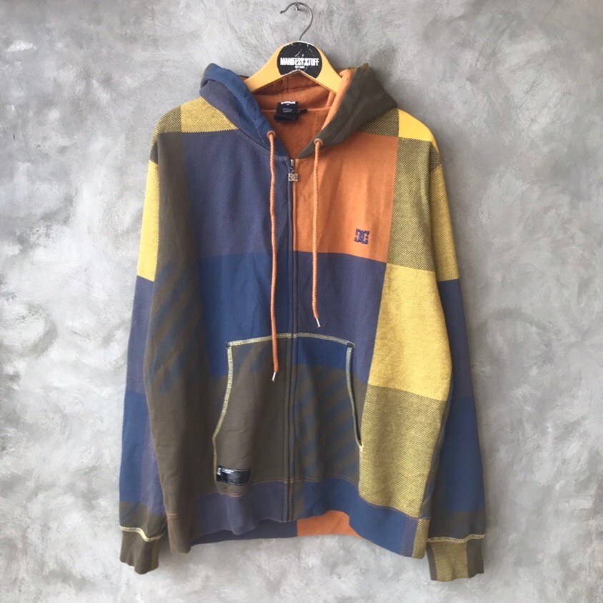 DC shoes zipper hoodie multicolor