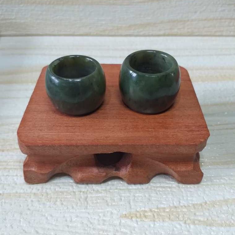 Cincin / Liontin Giok Aceh Model Super Tebal - Natural / Asli