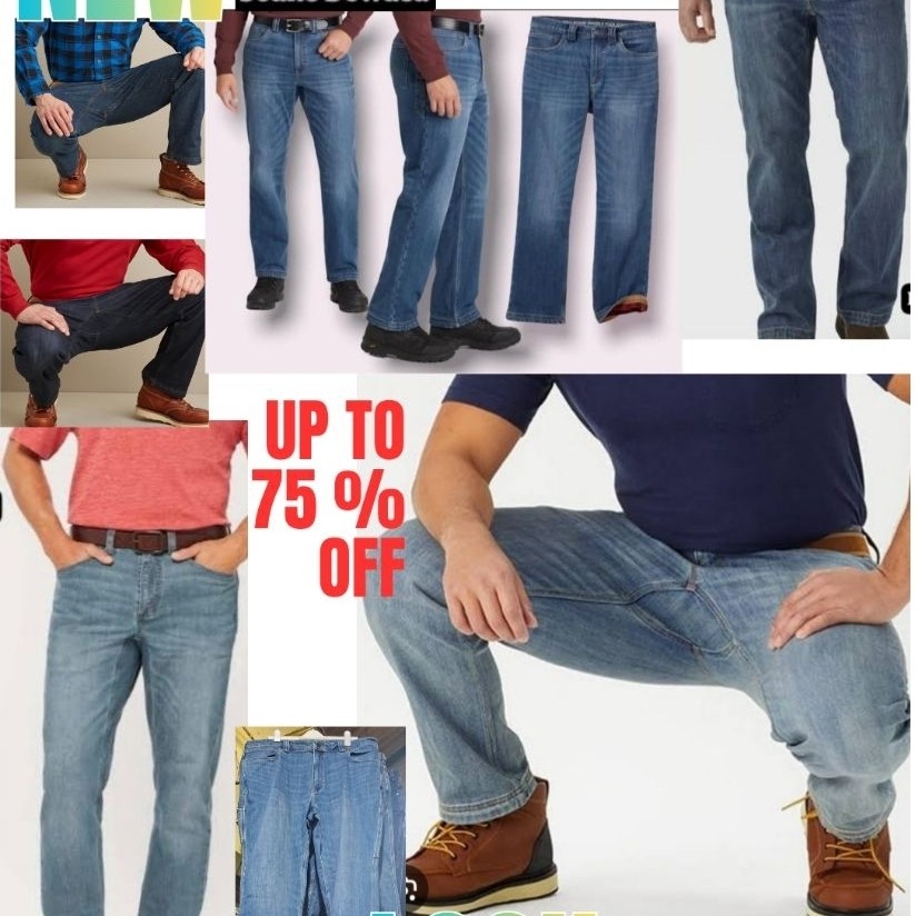 CELANA JEANS PRIA DLTH FLEX  STRECH Melar  TEBEBAL BALL ROOM RANTAI DOUBLE ORIGINAL