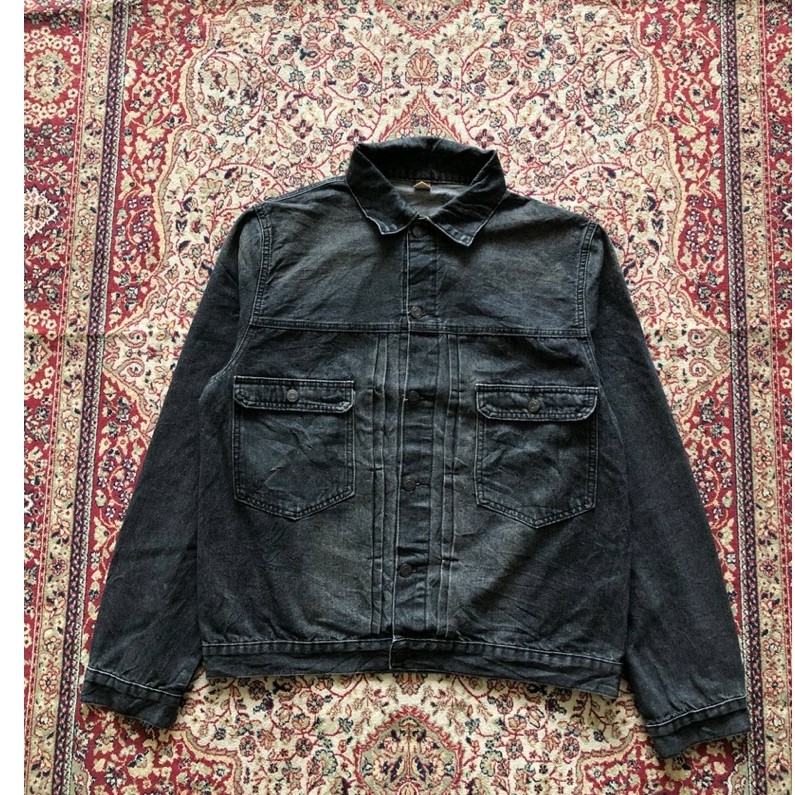 Killcity type 2 washed trucker jeans jacket Vintage trucker type 2 denim jacket i454