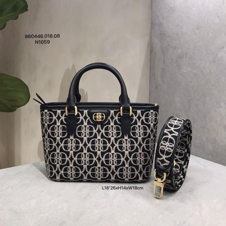 tas bonia original sling tote bag mini monogram la luna