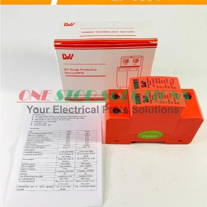 SURGE PROTECTION DEVICE ARREST SURGE PROTECTOR SPD DC 2P 600V PROMO