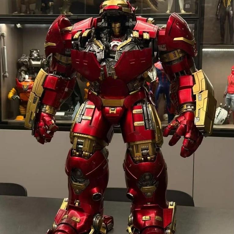 Comicave Marvel The Avengers Iron Man Mk44 Hulkbuster Collection Anime Action Figures Alloy Model To