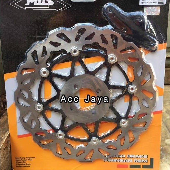 nazmoc - Piringan Cakram MOS PSM Hitam 300MM Shogun 110 Satria 2Tak Hiu / Lumba Diskon