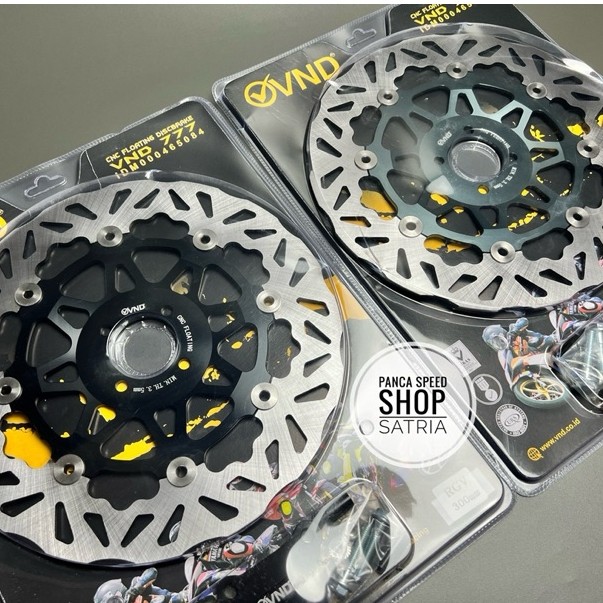 BERKUALITAS PIRINGAN DISC CAKRAM VND SATRIA 2 TAK LUMBA SATRIA 2TAK HIU 300MM CNC & BESI ORI