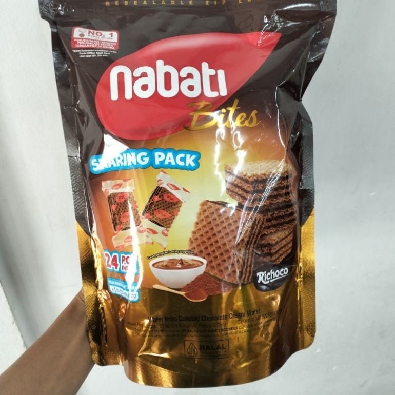 Richeese Nabati wafer coklat