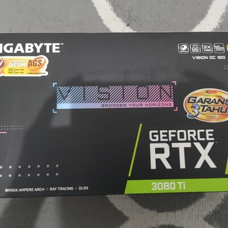 VGA GIGABYTE VISION OC WHITE NVIDIA RTX 3080 TI 12GB VRAM
