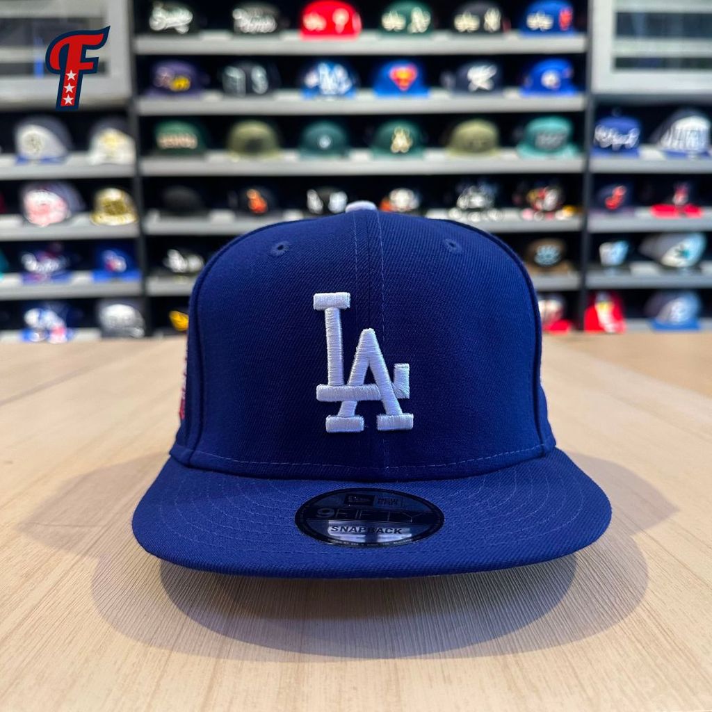Topi New Era LA Dodgers MLB World Tour Tokyo Series 2025 Blue 9FIFTY Snapback Hat Original