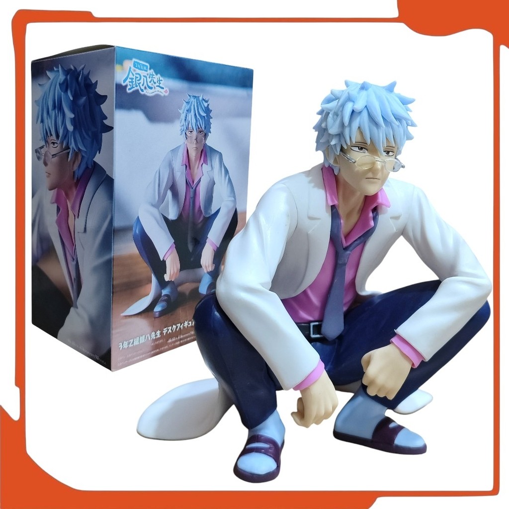 Action Figure Gintama Sakata Gintoki Ginpachin Sensei Class Pajangan Koleksi