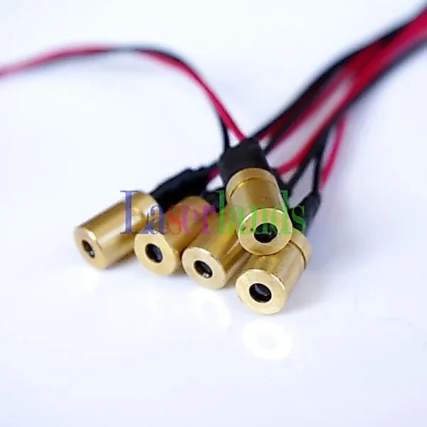 5pcs 6x10mm Mini Dot Infrared IR Laser Diode Module 780nm 3mw w/ Driver-in