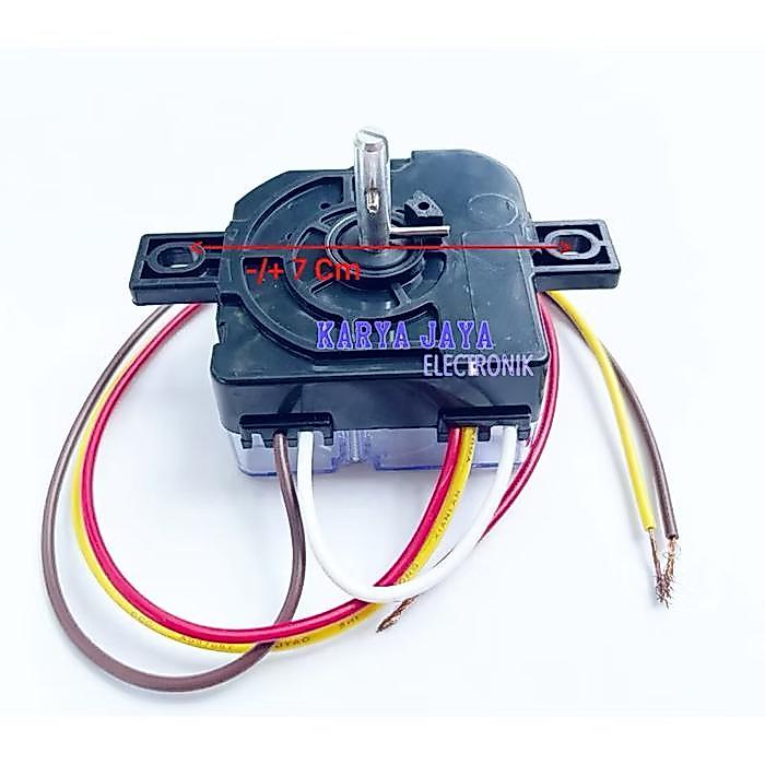 "New" TIMER WASH MESIN CUCI POLYTRON 2 TABUNG 3 KABEL / TIMER MESIN CUCI POLYTRON