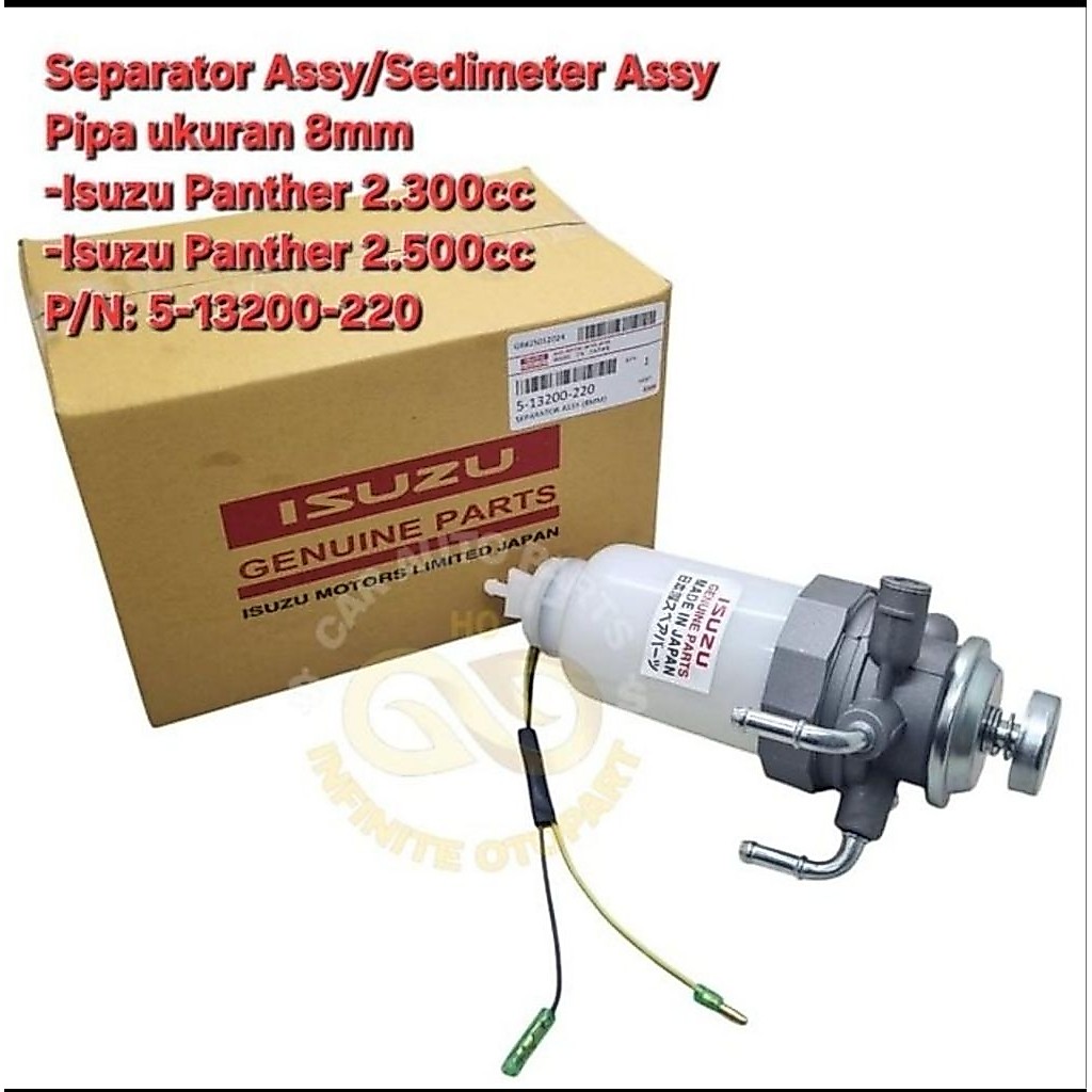 POMPA SOLAR SENDIMETER ASSY SEPARATOR ASSY ISUZU PANTHER 2.3 PANTHER 2.5 8MM ORIGINAL