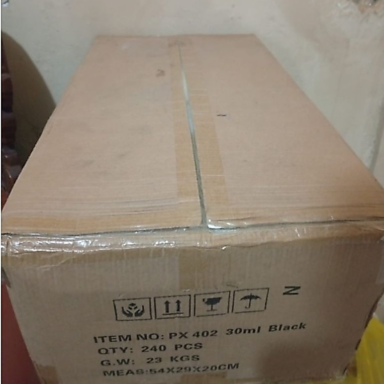 Botol parfum hermes drat hitam 30ml