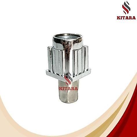 Kaki Meja Kotak 40x40 / Adjustable Feet / Bullet Feet Kaki Meja Stainless Steel