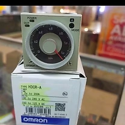 TIMER OMRON H3CR -A KAKI 11/100-240VAC/ 100-125VDC OMRON