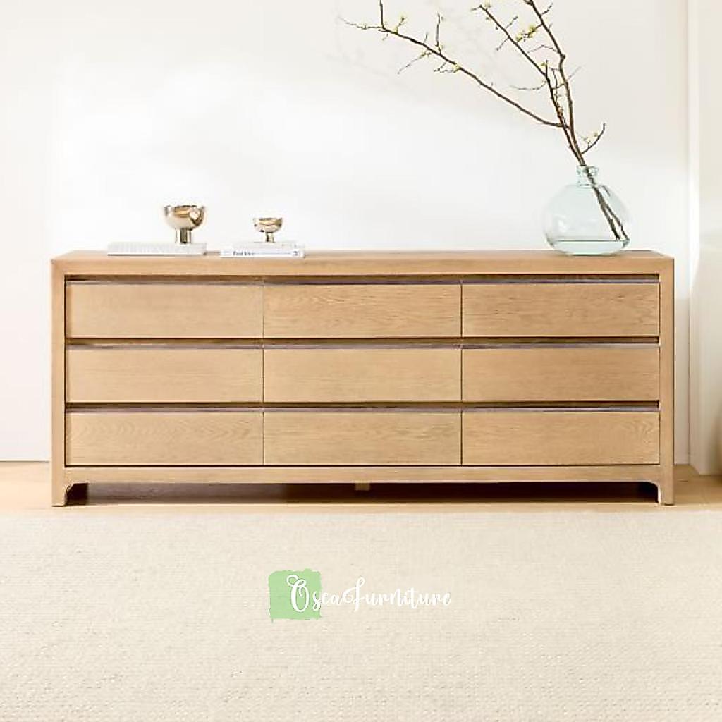 drawer cabinet kayu jati