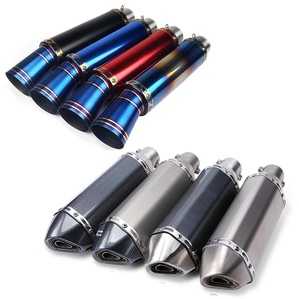 Knalpot Motor Universal Modifikasi untuk Skuter, Slip On CBR 125 250 CB400 CB600 Z750