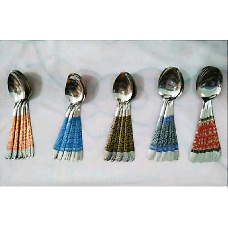 sendok batik / sendok motif batik / sendok lucu/ sendok makan
