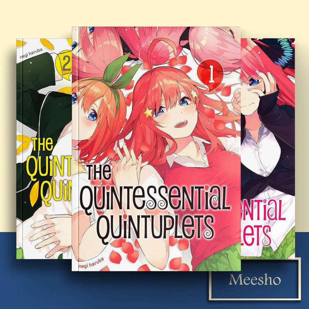 The Quintessential Quintuplets  Go-Toubun no Hanayome, Vol. 1-14 ( Komik Manga ) by Negi Haruba