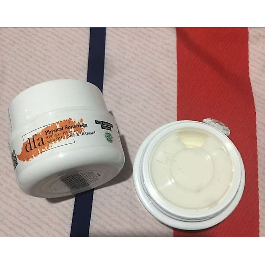 dfa PHYSICAL suncreen Spf 50+PA+++ ( flek hitam dan kemerahan)