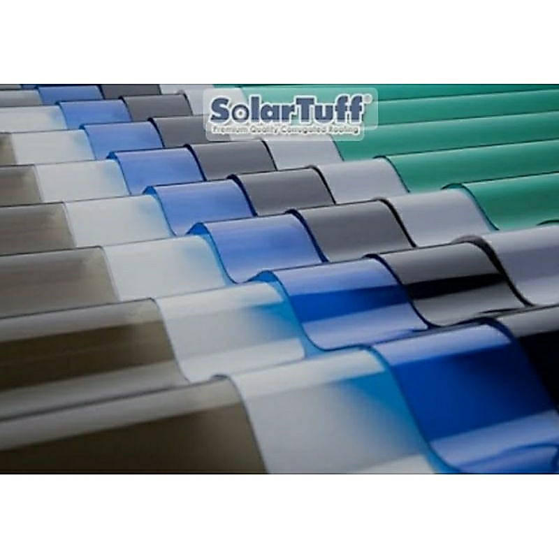 Solartuff Roma gelombang bulat (area Surabaya)/Atap gelombang Solartuff Roma/lembar