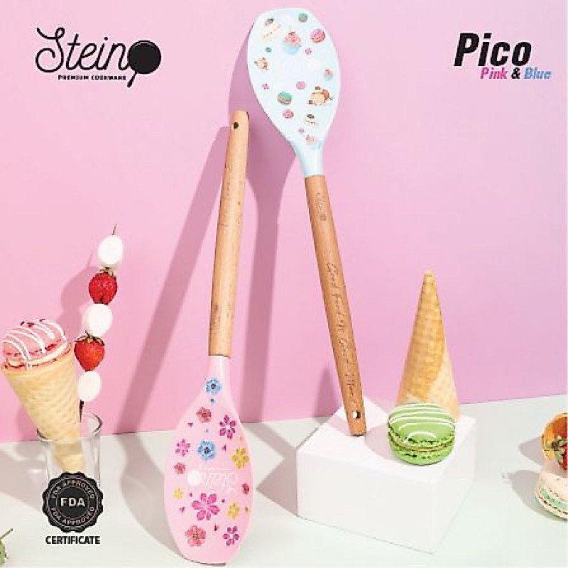 Stein Steincookware Pico Spatula Sutil Spoon Handle Akasia Wood