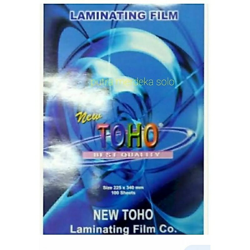 Laminating Film Toho F4 Plastik Laminating F4 Toho