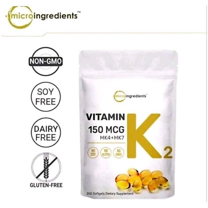 Microinggredients Vitamin K2 150mcg 300softgel