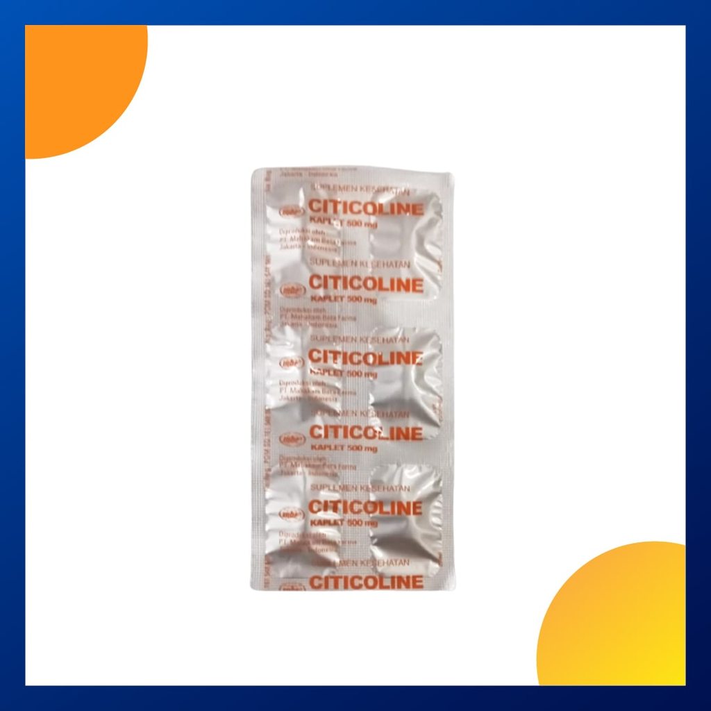Citicoline Mahakam 500 Mg Strip 6 Kaplet