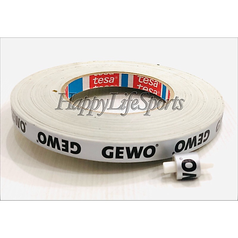 [ORIGINAL] Side Tape Gewo 12mm Pelindung Pinggiran Bet Pingpong